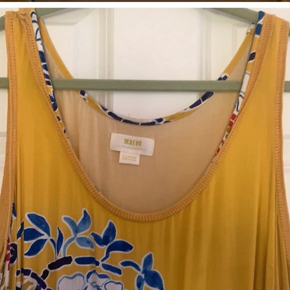 Maeve Anthropologie Tiered Maxi Sunshine Dress Size XL - Picture 4 of 8